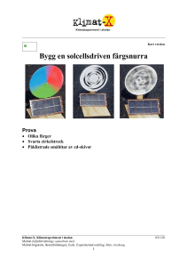 Bygg en solcellsdriven färgsnurra