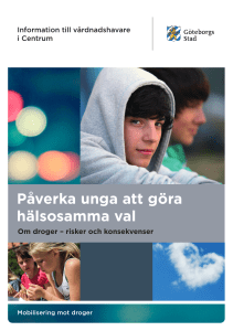 Påverka unga att göra hälsosamma val