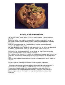potatis den älskade knölen - Bodencentern