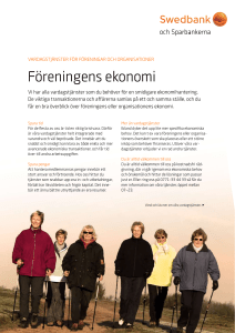 Föreningens ekonomi