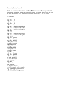 v.35 kap 1 – Tal - Blommensbergsskolan