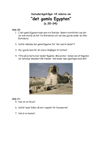 det gamla Egypten”