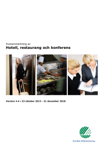 Hotell, restaurang och konferens