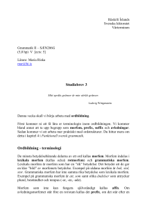 Studiebrev 3 - Háskóli Íslands