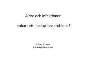 Äldre och infektioner