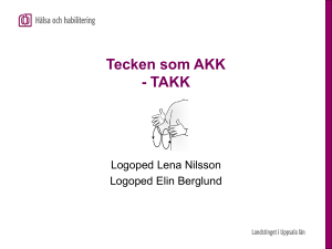 Introduktion kurs TAKK
