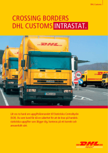 CROSSING BORDERS DHL CUSTOMS INTRASTAT.
