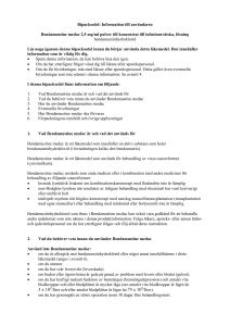 3. Hur du använder Bendamustine medac