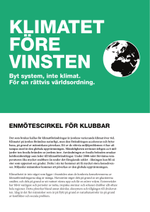 enmötescirkel klimatsatsningen