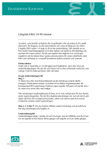 Långtids-EKG 24-96 timmar