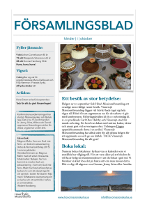 Oktober Församlingsblad
