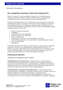 Huvudrubrik - Region Örebro län