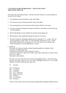 VÄGSAMFÄLLIGHETSFÖRENINGEN *BASTUNÄSVÄGEN*