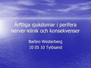 Ärftliga sjukdomar i perifera nerver