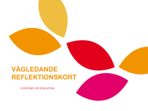vägledande reflektionskort - Coaching CICERONE stärker ditt inre