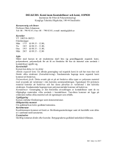 kursbeskrivning