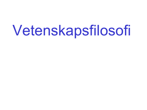 Vetenskapsfilosofi