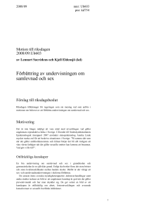 Motivering - Riksdagens öppna data