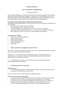 PAKKAUSSELOSTE