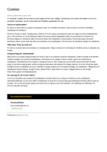 Cookies - Marks kommun
