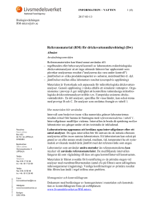 Referensmaterial (RM) för