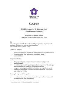 Kursplan