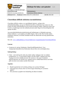 Clostridium difficile infektion
