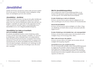 Jämställdhet