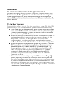 Beskrivning av databasen