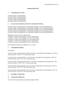 Oxydorine Depot prolonged-release tablet SmPC