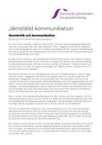 Jämställd kommunikation