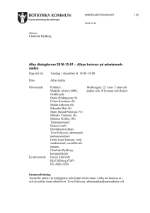 Alby dialogforum 2016-12-01 – Albys kvinnor på arbetsmark