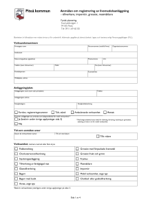 Anmälan om registrering av tillverkare m fl