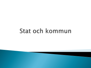 Stat, landsting och kommun
