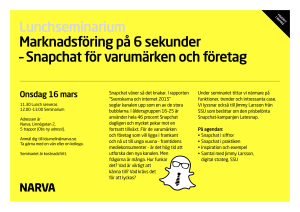 Lunchseminarium Marknadsföring på 6 sekunder