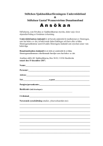 Stiftelsen Sjukhusläkarföreningens