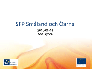 Presentation ESF-rådet