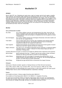 CV Mats v7.pages - Klaviatur i Halland AB