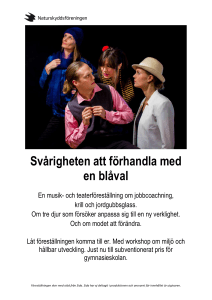 Svårigheten att förhandla med en blåval