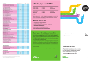 Här är en folder med mer information om våra skolor och program