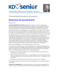 Renässans för grundvärden!
