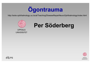 Ögontrauma Per Söderberg