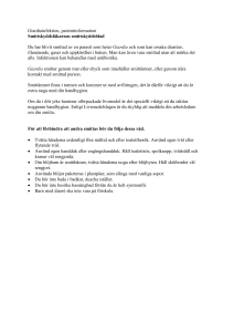 Giardiainfektion, patientinformation