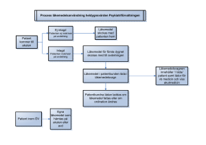 Process läkemedelsanvändning heldygnsvården
