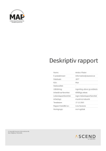 MAP report - ASCEND by Assessio