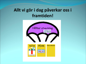 Namnet PEAK syftar på toppen av energiförbrukningen…