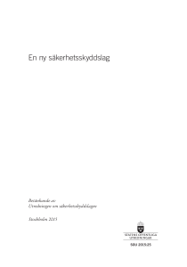 En ny säkerhetsskyddslag SOU 2015:25