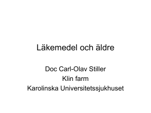 Farmakokinetiska och farmakodynamiska förändringar