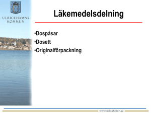 Läkemedelsdelning