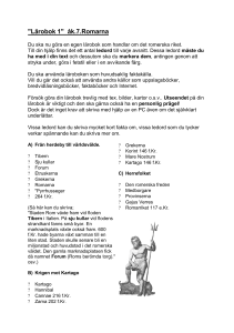 "Lärobok 1" åk.7.Romarna